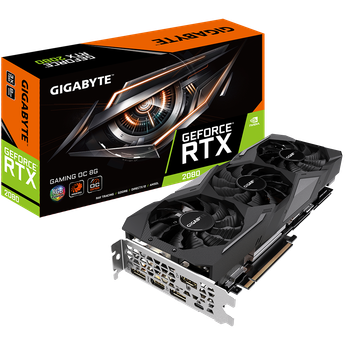 Відеокарта Gigabyte GeForce RTX 2080 Gaming OC 8Gb GDDR6 (GeForce RTX 2080 GAMING OC 8G:5)