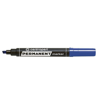 Маркер CENTROPEN Permanent 8576/03 1-4,6 мм клиновидный синий (7138)
