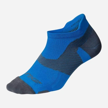 Носки мужские короткие 2XU Vectr Light Cushion No Show UA5042e_VBB/GRY S Синие (9336340665342)