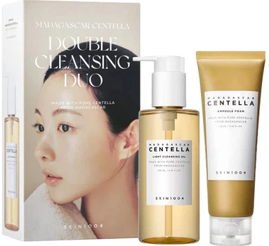 Набор для умывания с центеллой - Skin1004 Madagascar Centella Double Cleansing Duo (foam/150ml+oil/200ml) (натуральная) (1389565-21190292)
