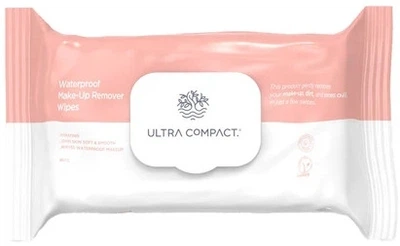Серветки вологі з клапаном для зняття макіяжу - Ultra Compact Make-Up Remover Waterproof Wet Wipes 40шт (1491297-37128878)