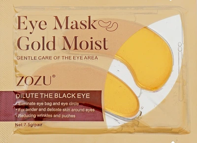Гидрогелевые патчи с золотом и коллагеном - Zozu Gold Moist Eye Mask 2шт (941575-141888)