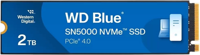 SSD диск Western Digital Blue SN5000 2TB M.2 2280 NVMe PCIe 4.0 x4 3D NAND QLC (WDBS3F0020BNC-WRSN)