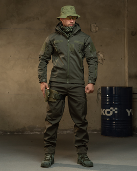 Форма Rocket Softshell Куртка з капюшоном + Штани олива розмір S