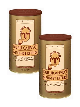 Турецька кава мелена Kurukahveci Mehmet Efendi 500 г 2 шт