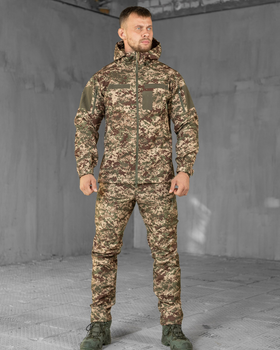 Форма Softshell на флісі Куртка з капюшоном + Штани хижак розмір L