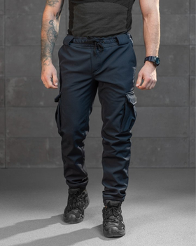 Брюки Bandit Softshell на флісі темно-сині розмір 2XL