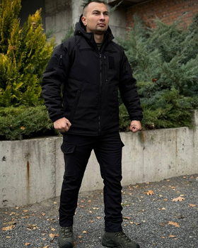 Форма Viking 5.0 Softshell Куртка з підкладкою Omni Heat + Штани на флісі чорна розмір S