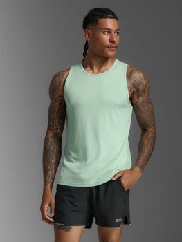 Спортивна майка чоловіча 2XU Aero Tank MR6676a_DGM/BRF S Зелена (9359420063159)