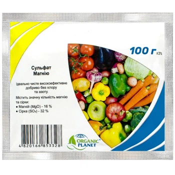 Удобрение Сульфат Магния Organic Planet 100 г