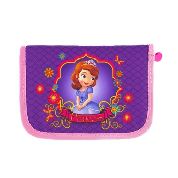 Пенал-книга Leader 930438 Princess 20 х 13.5 см фиолетовый