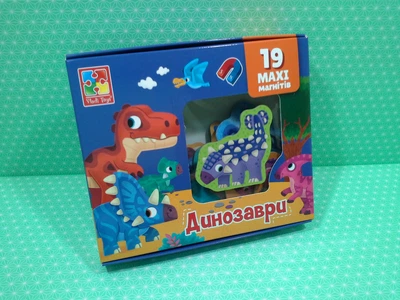 Набір магнітів. Динозаври (VT3106-23). Vladi toys