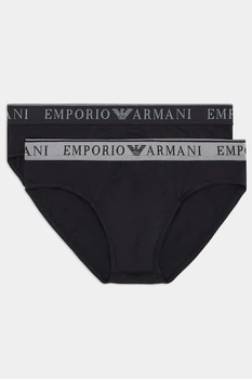 Чоловічі чорні сліпи 2 шт. Emporio Armani 7659 S