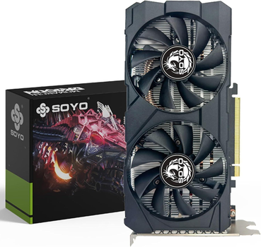Відеокарта SOYO RTX 2060 8GB Super (GeForce RTX 2060 SUPER 8GB) (GDDR6, 256 bit, PCI-E 3.0 x16) Б/в