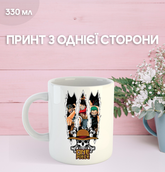 Кружка Ван Піс One Piece аніме з принтом керамічна чашка 330 мл Uk_1023