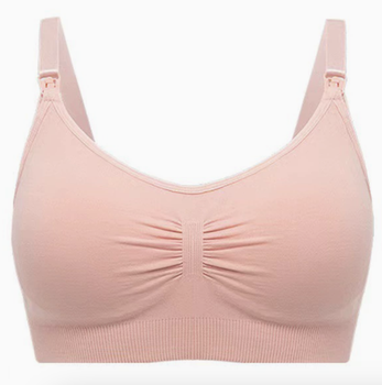Топ для кормления грудью и беременности микрофибра розовый на чашку CDE размер M