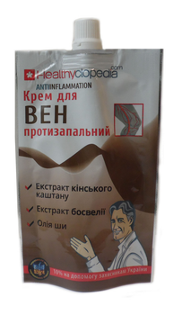 Крем для вен Healthyclopedia протизапальний Antinflammation 100 мл