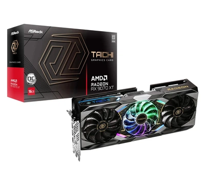 Відеокарта ASRock Radeon RX 9070 XT Taichi 16GB OC (RX9070XT TC