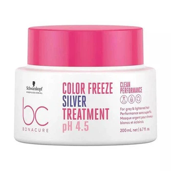 Маска Schwarzkopf Professional BC Bonacure Color Freeze Silver Treatment pH 4.5 для седых и осветленных волос, 200 мл