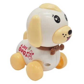 Заводная игрушка "Собачка" Bambi 665 8 см Белый