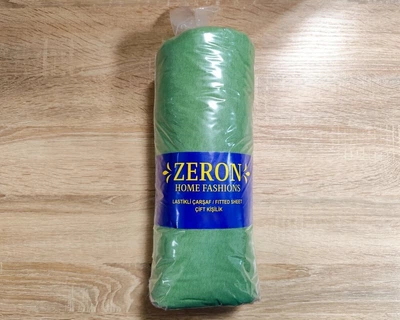 Простынь на резинке трикотажная Zeron Green 90х200х30