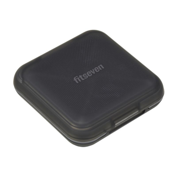 Організатор UZSPACE Fitseven Pillbox TP005WP transparent/black
