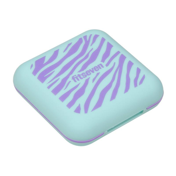 Організатор UZSPACE Fitseven Pillbox TP005GY mint/lavandel