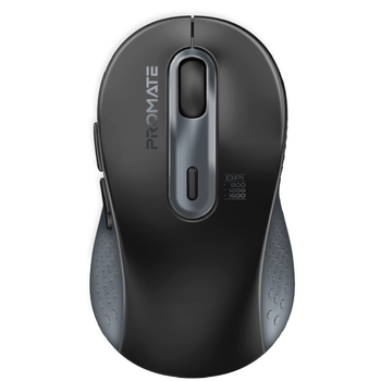 Мышь беспроводная оптическая Promate Ken 1600dpi на батарейках Black