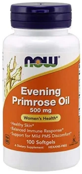 Масло вечерней примулы Now Foods Evening Primrose Oil 500 мг 100 капсул в упаковке (ARE-574739)