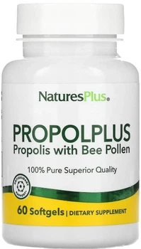 Прополис Nature's Plus Propolis w/Bee Pollen 60 капсул в упаковке (ARE-574625)