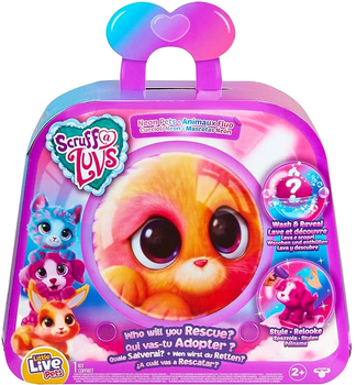 Набір м'яких іграшок Little Live Pets Scruff-a-Luvs Neon Таємничий плюшик + Нашийник з підвіскою + Гребінець + Свідоцтво про усиновлення 1863-30177 (630996303238)