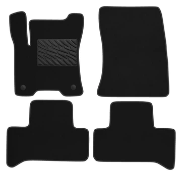 Двошарові килимки Sotra Classic 7mm Black для Mercedes-Benz EQA (H243) 2021→ (ST 09476-CL-Black)