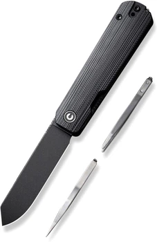 Нож складной Civivi Sendy Milled Black (C21004B-2)