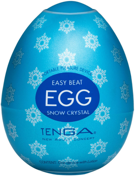 Мастурбатор-яйцо Tenga Egg Snow Crystal с охлаждающим лубрикантом (ROZ6501103840)