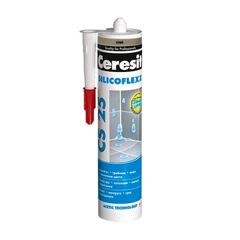 Герметик силиконовый Ceresit MicroProtect CS25 серый 280 мл