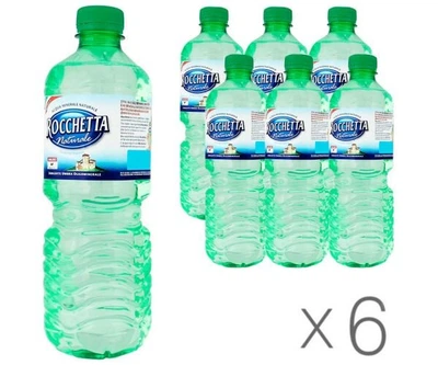 Упаковка минеральной негазированной воды Rocchetta Naturale ПЭТ 6 шт. х 0,5 л