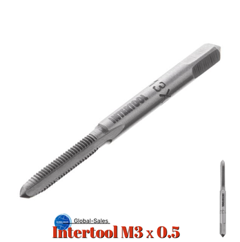 Мітчик Intertool M3 х 0.5 (SD-8106)