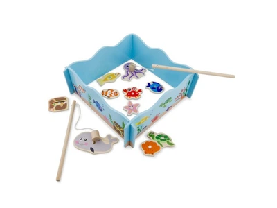 Деревянная магнитная игра Рыбалка, New Classic Toys, 10800