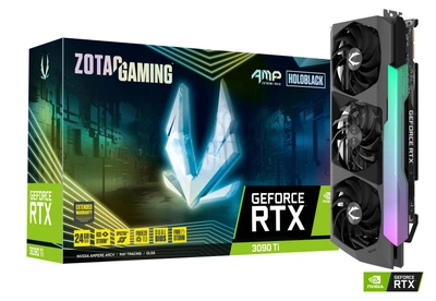 Відеокарта Zotac GAMING GeForce RTX 3090 Ti AMP Extreme Holo 24 Gb GDDR6X (ZT-A30910B-10P), Новий