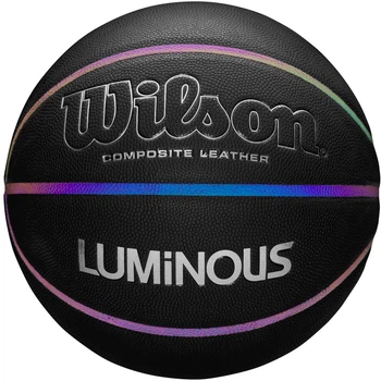 М'яч баскетбольний Wilson Luminous Bskt Iridescent Size 7 Black (WTB2027XB07)