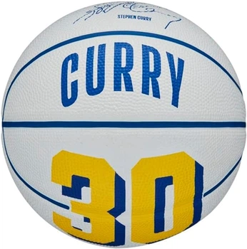 Мяч баскетбольный Wilson NBA Player Icon Mini Bskt Curry Size 3 White (WZ4007401XB3)