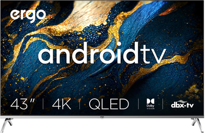 Телевизор Ergo QLED 43" 43GUS8555 
