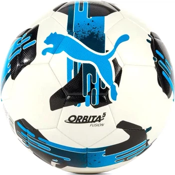 Мяч футбольный Puma Orbita 5 Fusion 084331-05 4 Белый, черный, синий (4067981498659)