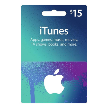 Подарочная карта iTunes Apple / App Store Gift Card 15 usd, (Регион Северная Америка)