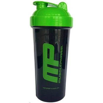 Шейкер Muscle Pharm Shaker 700 мл, Black/Green с пружиной