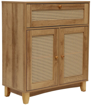 Komoda HOMLA NOTTO z rattanem 74 x 35 x 86 cm (5904183849676)