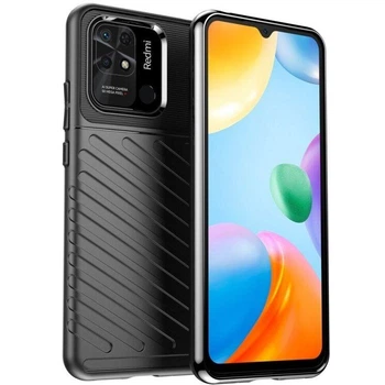 Чохол Carbon Case flexible case cover Xiaomi Redmi 10C Black