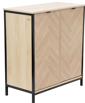 Komoda HOMLA SWEN naturalna z metalowymi nogami 80 x 40 x 88 cm (5904183879109)