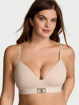 Бюстгальтер без кісточок бавовняний Victoria's Secret 26947549 70A Бежевий (322567289145)