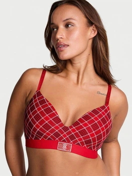 Бюстгальтер без косточек Victoria's Secret 26946972 75C Красный (322567289174)